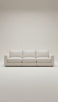 Modular Sectional Sofa in Ivory Mist